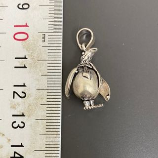 Handmade Movable Head, Hands and Feet Penguin Pendant in 925 Sterling Silver, Unisex Mini Pendant Sourced Overseas N Years Ago64243208347649110