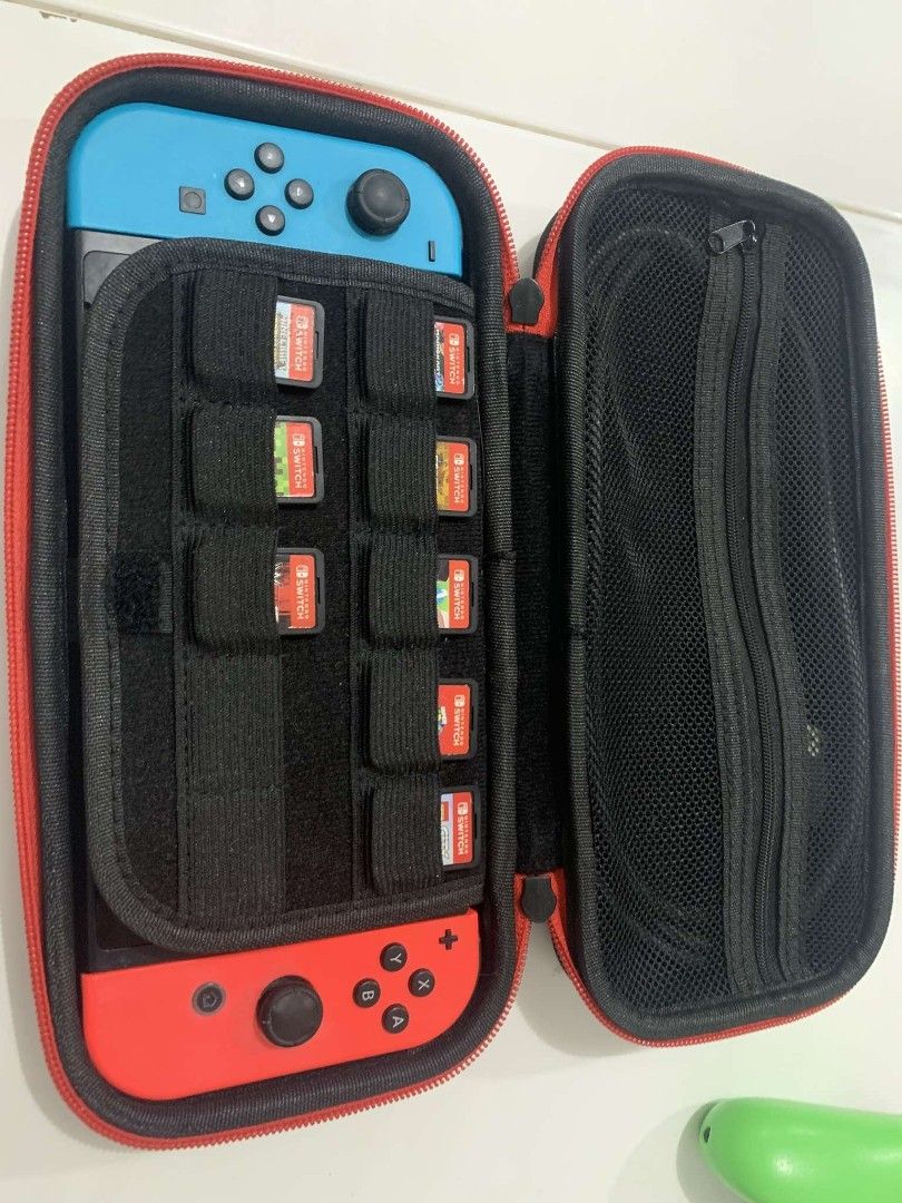 Nintendo switch (Category: Nintendo) located in Dasmarinas. Submitted by sahki (Listing ID 1366731905, Image 2). Description: Nintendo Switch v1 includes - Switch - Dock, HDMI, and power cord - Pro Controller - Dobe switch case - 3 games (Lego city undercover, minecraft switch edition, 1 2 switch).