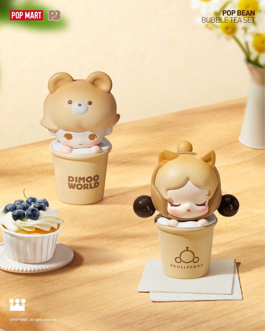 その他 POP BEAN BUBBLE TEA SET Pop Bean Bubble Tea Series - 珍珠奶茶系列 – Art Toy Familia