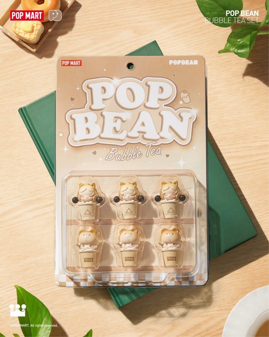 その他 POP BEAN BUBBLE TEA SET Pop Bean Bubble Tea Series - 珍珠奶茶系列 – Art Toy Familia