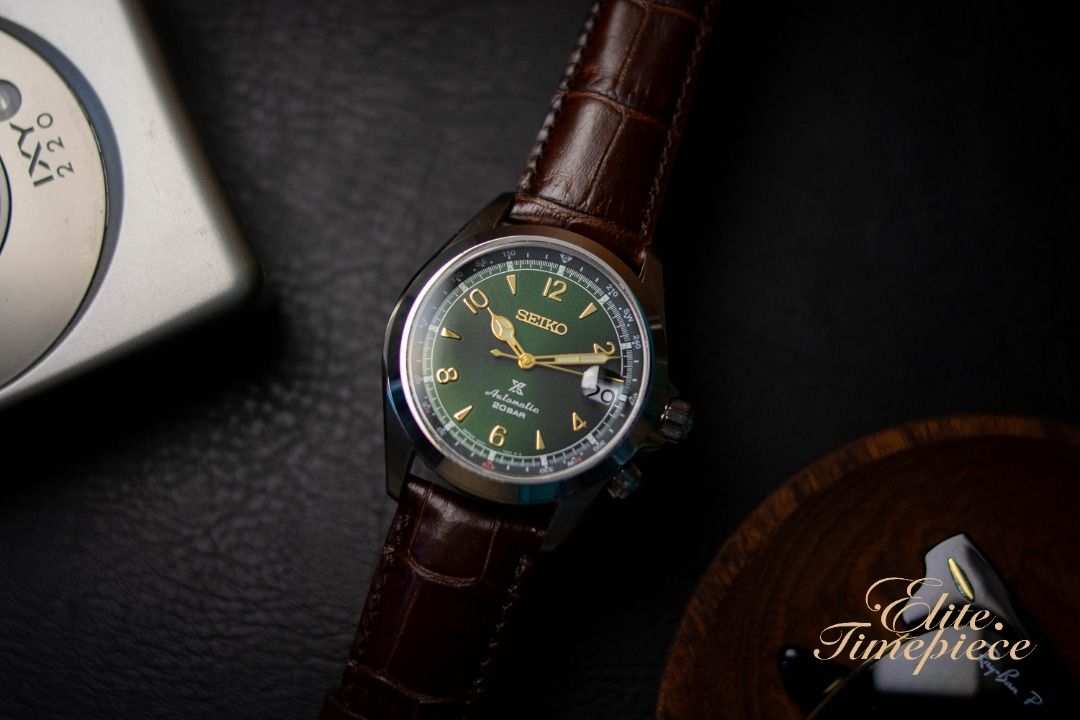 SEIKO PROSPEX ALPINIST - SPB121J1 (Category: Men's Watches) located in Manila. Submitted by elite.timepiece (Listing ID 1366820474, Image 2). Description: SPB121J1 | The Iconic Seiko Alpinist A modern classic reborn — the Seiko Alpinist features a striking green sunburst dial, internal compass bezel, and a robust 6R35 automatic movement with a 70-hour power reserve. Designed for the mountains, refined for the city. Case Size: 39.5mm Sapphire Crys