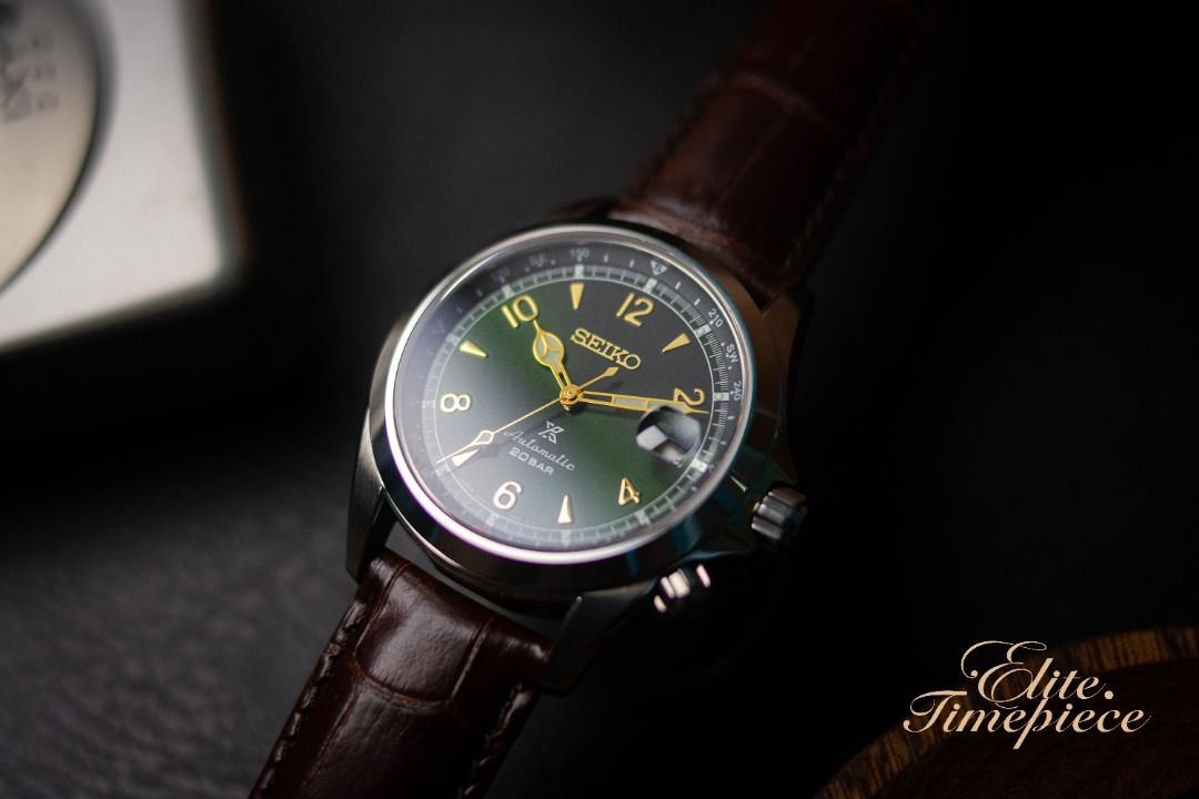 SEIKO PROSPEX ALPINIST - SPB121J1 (Category: Men's Watches) located in Manila. Submitted by elite.timepiece (Listing ID 1366820474, Image 3). Description: SPB121J1 | The Iconic Seiko Alpinist A modern classic reborn — the Seiko Alpinist features a striking green sunburst dial, internal compass bezel, and a robust 6R35 automatic movement with a 70-hour power reserve. Designed for the mountains, refined for the city. Case Size: 39.5mm Sapphire Crys