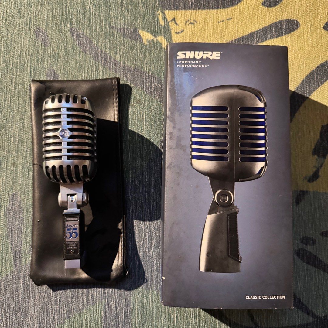 Shure Super 55 deluxe vocal microphone628630618209311128