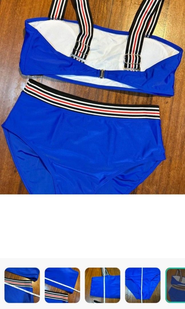 Two piece swimwear shein (Category: Bikinis & Swimsuits) located in Batangas. Submitted by ceejayc (Listing ID 1366748811, Image 2). Description: bought here in carousell, doesnt fit me. brand new. 10/10.