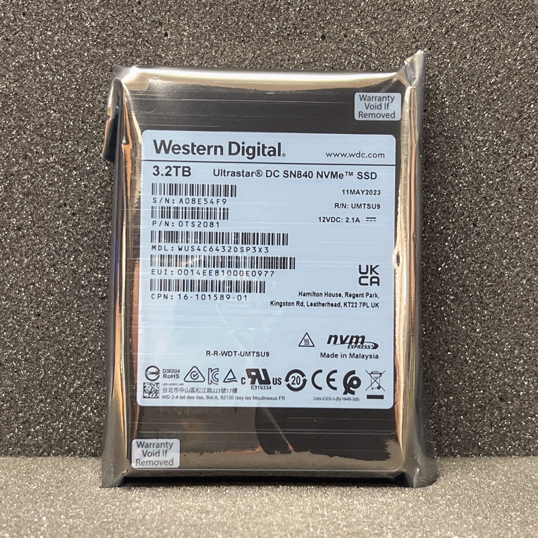 Dual Port Wd Ultrastar Dc Sn840 Ultrastar DC SN840 SSD PCIe NVMe