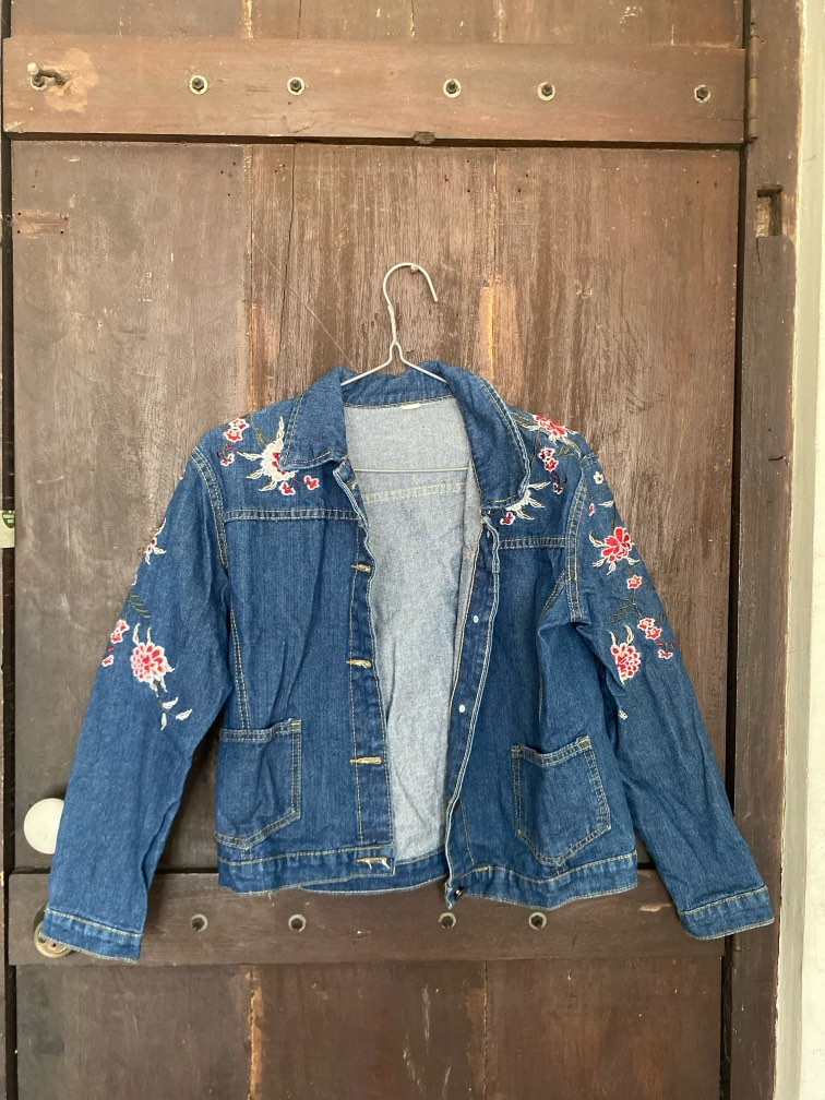 Floral Denim Jacket