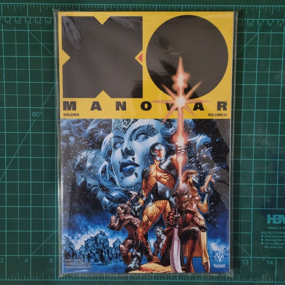 Valiant Comics - X-O Manowar Vol. 1 TPB (Category: Comics & Manga) located in Baguio. Submitted by rbrt_frnnd (Listing ID 1366885158, Image 1). Description: 200 + Shipping Fee SF will be shouldered by the Buyer MOP thru GCash Shipping thru J&T Delivery.