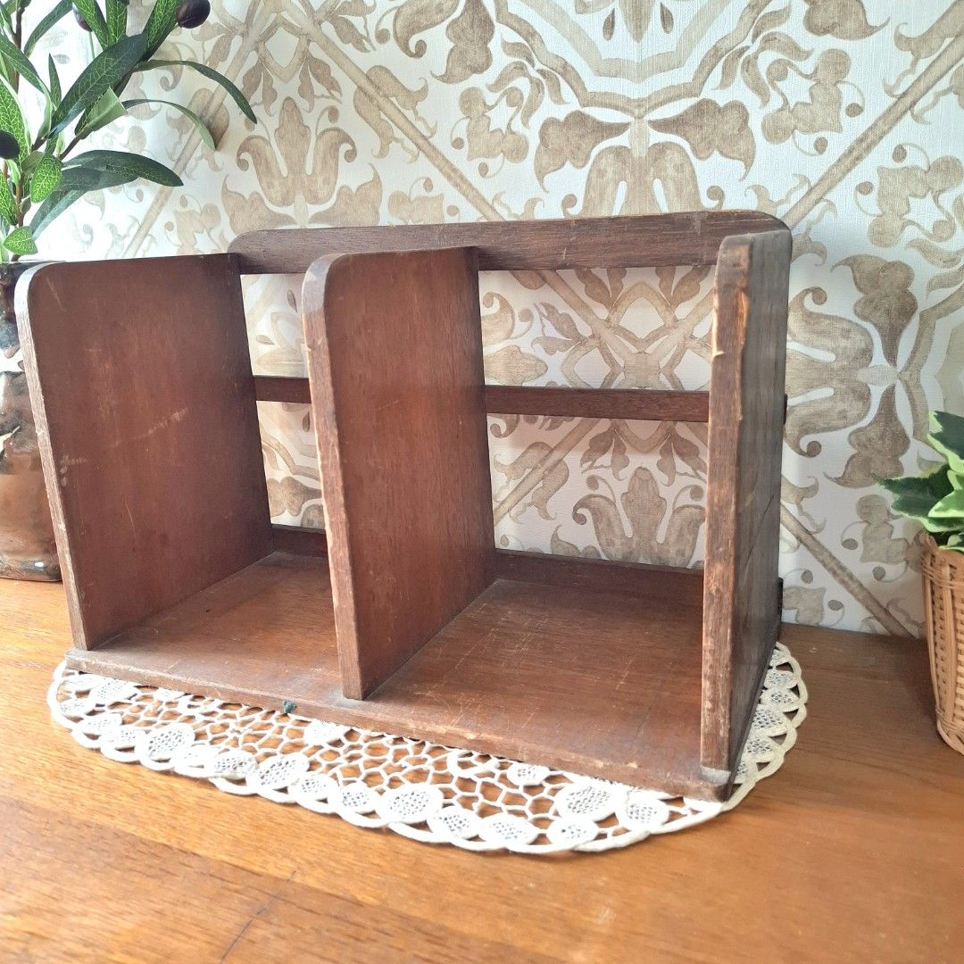 Vintage Rustic solid wood organizer (Category: Shelves, Cabinets & Racks) located in Dasmarinas. Submitted by millennialmeetsvintage (Listing ID 1366771259, Image 3). Description: last price posted 📌shipping via lalamove only 📌no reservations, first-to-pay basis 📌no physical store, no walk-ins 📌ships from dasma cavite 📌no COD transactions.