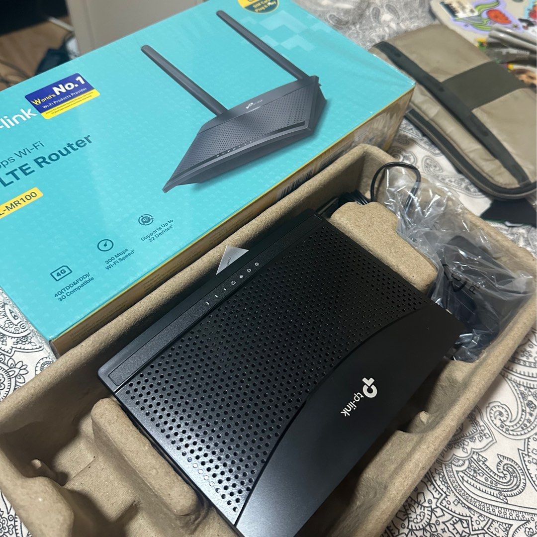 WIFI 4G LTE ROUTER (TL-MR100), Computers & Tech, Parts & Accessories ...