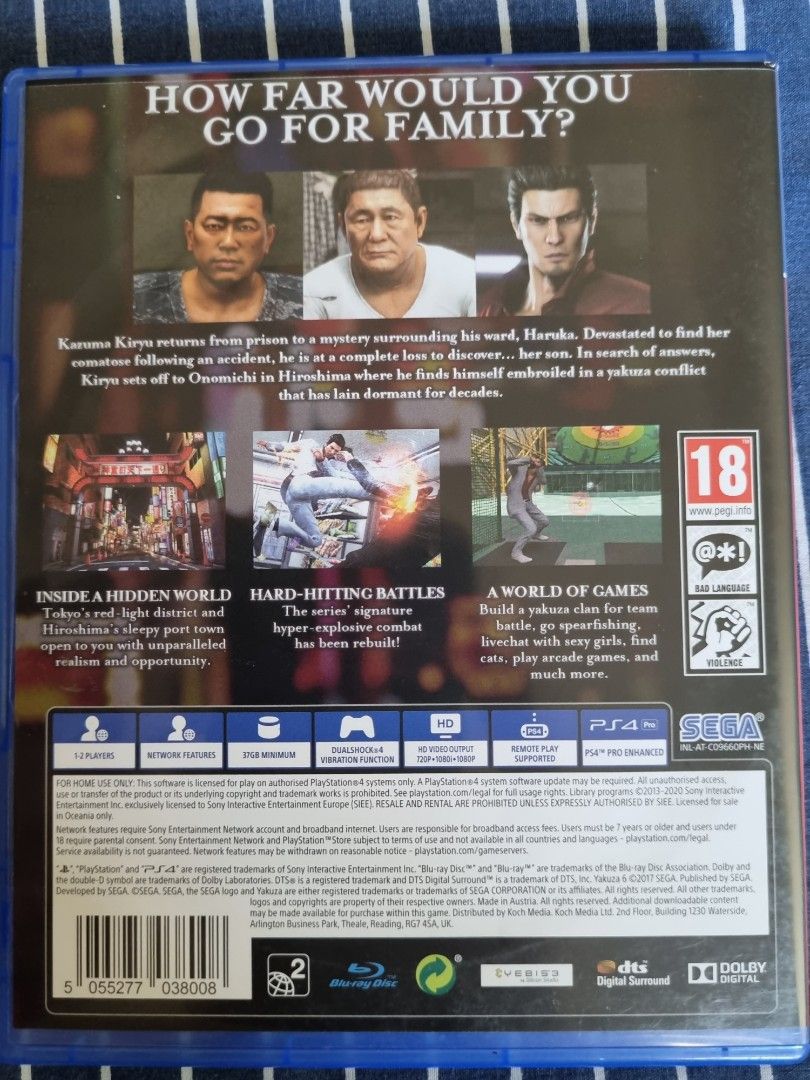 Yakuza 6 - Ps4/Ps5 (Category: PlayStation) located in Las Pinas. Submitted by kiffycat (Listing ID 1366779672, Image 2). Description: 📍READ EVERYTHING BEFORE MESSAGING Yakuza 6 FS only P700(fixed price) Shipping only Payment before shipping Mop: gcash/cod/bank transfer Loc: Las pinas.