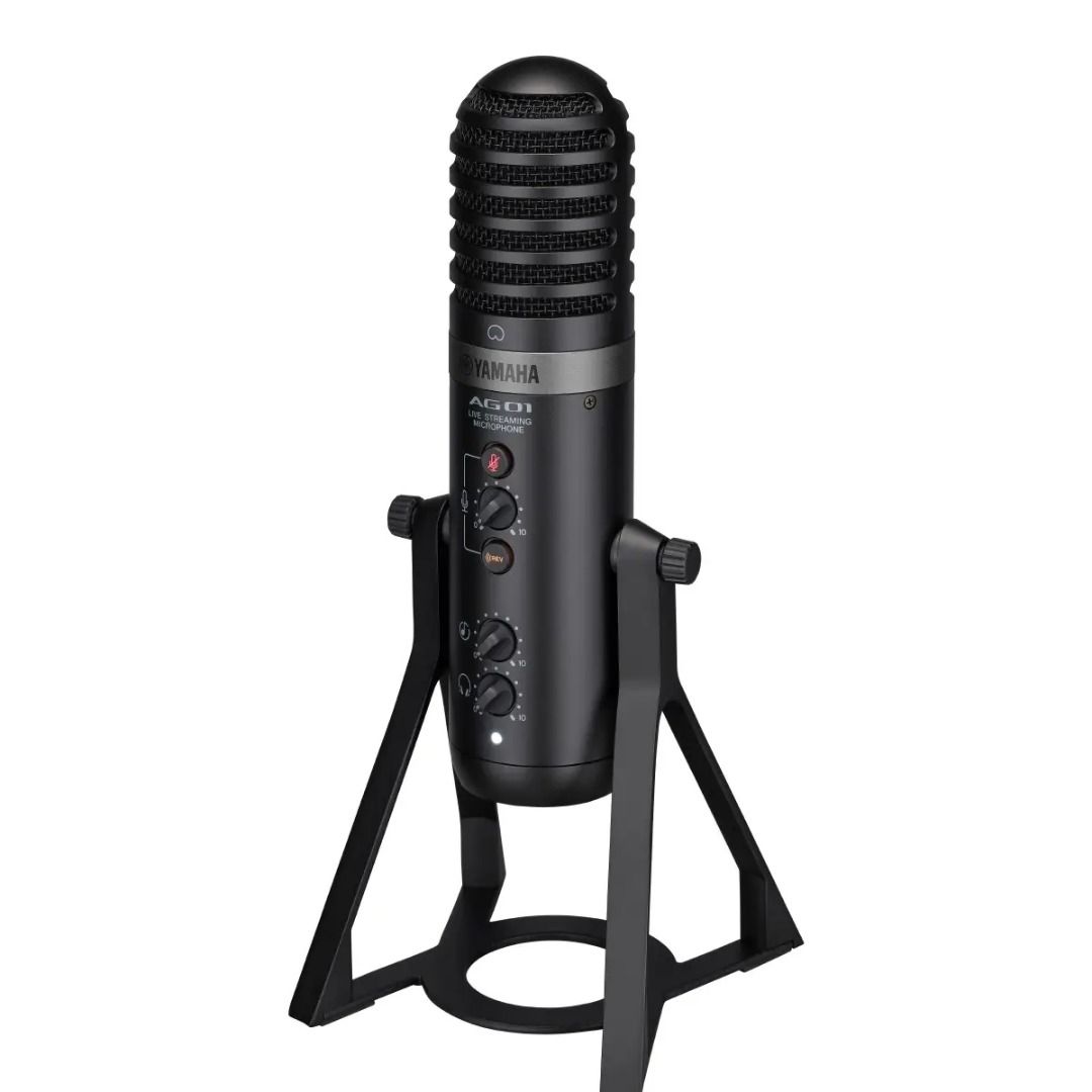 YAMAHA AG01 LIVE STREAMING USB MICROPHONE (Category: Microphones) located in Singapore. Submitted by maranathamusic (Listing ID 1366773959, Image 2). Description: Specs: https://sg.yamaha.com/en/products/proaudio/live_streaming_gaming/ag/ag01/index.html Video demo: https://www.youtube.com/watch?v=BsLaEhfdQns - comes with 1 year local warranty - UP: $479 Please message us or call 6226-7479 to check stock availability and make appointment. Mode of 
