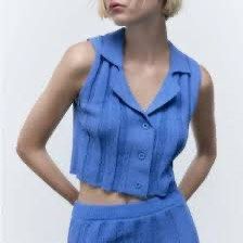 Zara Chenille Ribbed top and Skirt (Category: Sets or Coordinates) located in Mandaluyong City. Submitted by chasingbliss (Listing ID 1366906187, Image 1). Description: Used for 2-3 times only.