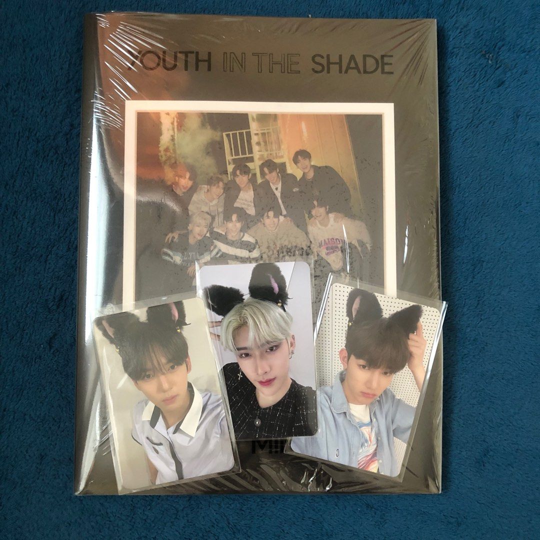 ZEROBASEONE ALBUM + POB SET (Category: CDs & DVDs) located in Manila. Submitted by prelovedbynicolettie (Listing ID 1366775047, Image 1). Description: Take all for ₱899 only Includes: 1 youth in the shade album sealed 3 Makestar POBs (Hao / Ricky / Yujin) Super sale.