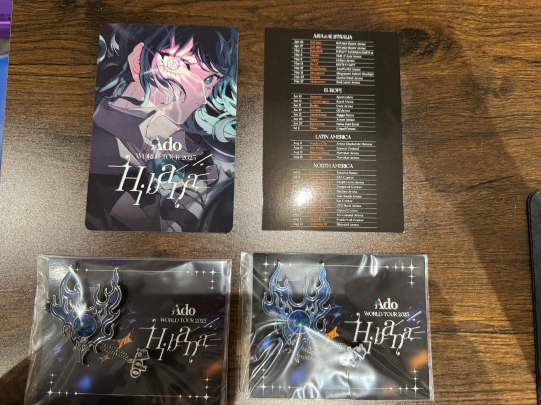全新未拆Ado Hibana World Tour 2025 VIP 特典, 興趣及遊戲