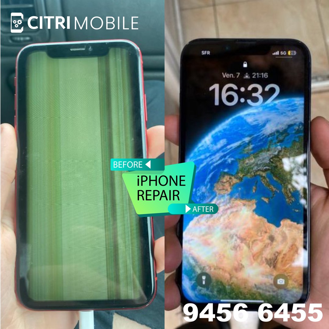 iPhone 12 Pro in for a screen, battery, and camera repair Fully ...