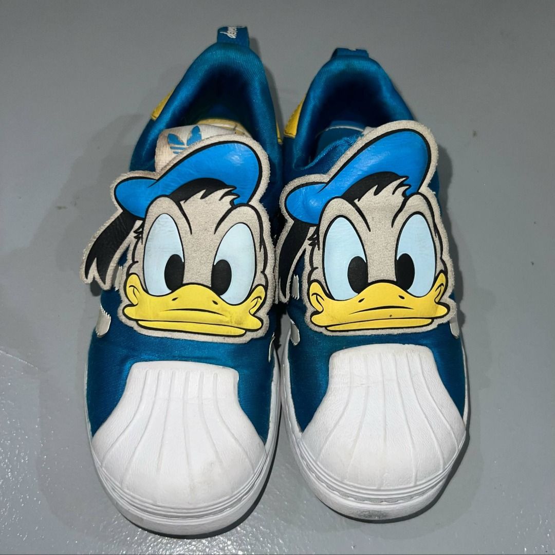 adidas gazelle silver green womens White Donald Duck Sneakers 33 EU (2 Little Kid US) / White by Kids Atelier
