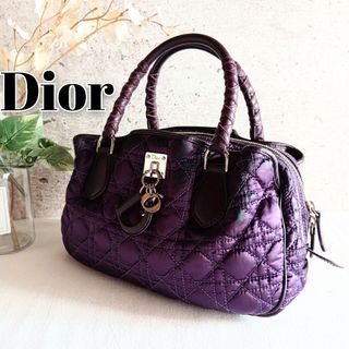 Authentic  Dior Cannage vintage nylon bag handbag
