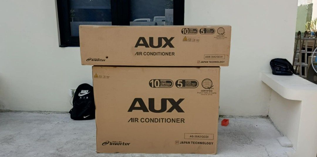 AUX PRIMA INVERTER SPLIT TYPE AIRCON (Category: Air Conditioning and Heating) located in Quezon City. Submitted by airconph. (Listing ID 1370070349, Image 1). Description: SALE‼️ SPLIT TYPE AC INVERTER ✓Quick Cooling ✓Full DC Inverter ✓Affordable Price 💙AUX PRIMA INVERTER 💙 model: ▪️ASW-09A2/QCDI - 1.0hp ▪️ASW-12A2/QCDI - 1.5hp ▪️ASW-18A2/QCDI - 2.0hp ▪️ASW-24A2/QCDI - 2.5hp ▪️ASW-30A2/QCDI - 3.0hp FREE INSTALLATION and FREE BREAKER FREE DELIVE