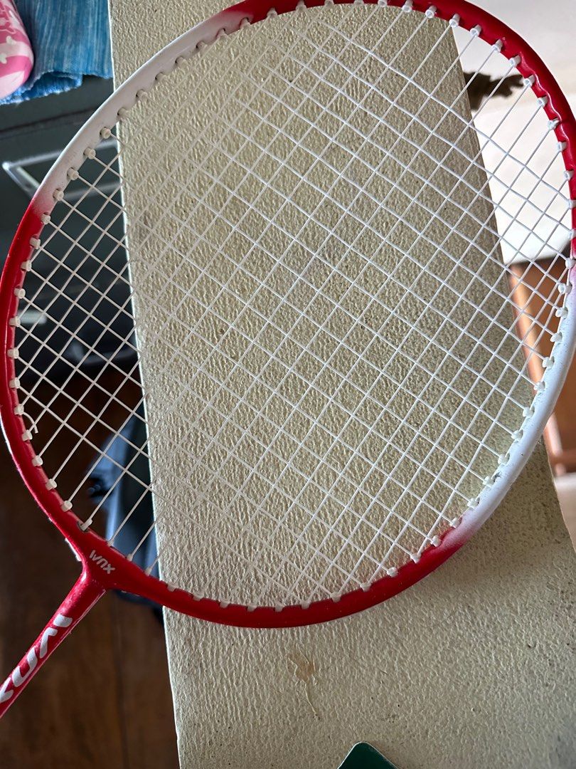 Badminton Racket (Category: Racket and Ball Sports) located in Quezon City. Submitted by glcsx (Listing ID 1370123755, Image 2). Description: Sh0pee racket, only used 1 pc You will get 2 rackets only. No bag & no shuttlecock.
