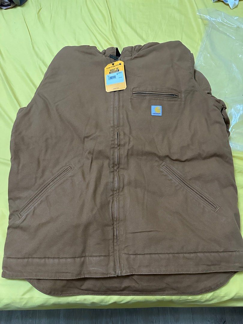 BNEW Carhartt 104392 Washed Duck Jacket (Category: Coats, Jackets and Outerwear) located in Manila. Submitted by alim003 (Listing ID 1370161902, Image 3). Description: Brand new Carhartt Washed Duck Jacket in classic carhartt brown Size L-Tall, 3-Warmest Rating Can be used in during cold weather Rfs: already have one in another color.