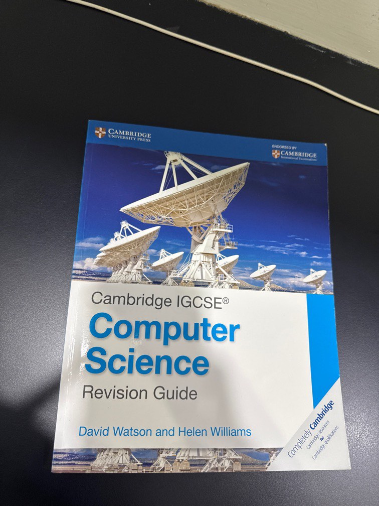 Cambridge IGCSE Computer Science Revision Guide, Hobbies & Toys, Books ...