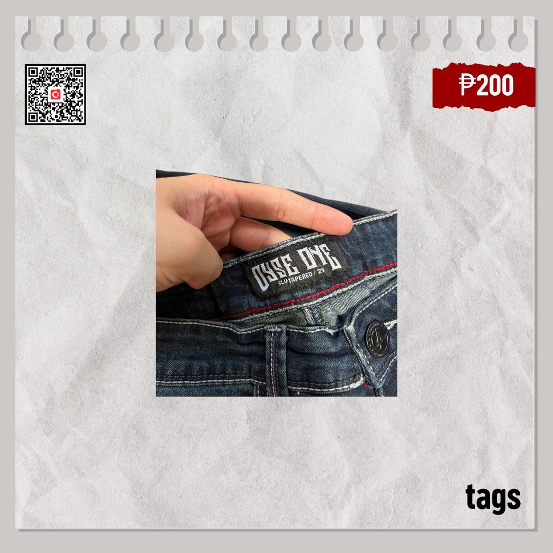 Classic Denim Slim Tapered Jeans (Category: Jeans) located in Quezon City. Submitted by reichenramos (Listing ID 1370235472, Image 3). Description: .