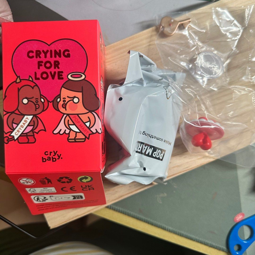 Crybaby Crying For Love - Unlock Me (Category: Designer & Blind Box Toys) located in Makati City. Submitted by krsst (Listing ID 1370217252, Image 2). Description: ✨On hand and available for same day delivery ✨Opened box at the bottom, sealed foil ✨Complete inclusion ✨mop: gcash/BDO 📍poblacion, makati.
