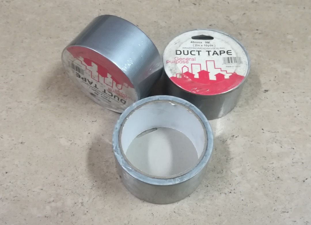 Duct Tape Adhesive 48mm x 9m (Category: Industrial Equipment) located in Manila. Submitted by townlites (Listing ID 1370070724, Image 3). Description: Size: 48mm x 9m 2in x 10yds Strong, flexible, and very sticky tape Long-lasting adhesive Wrapping/ Mending/ Sealing General Purpose Quality product.