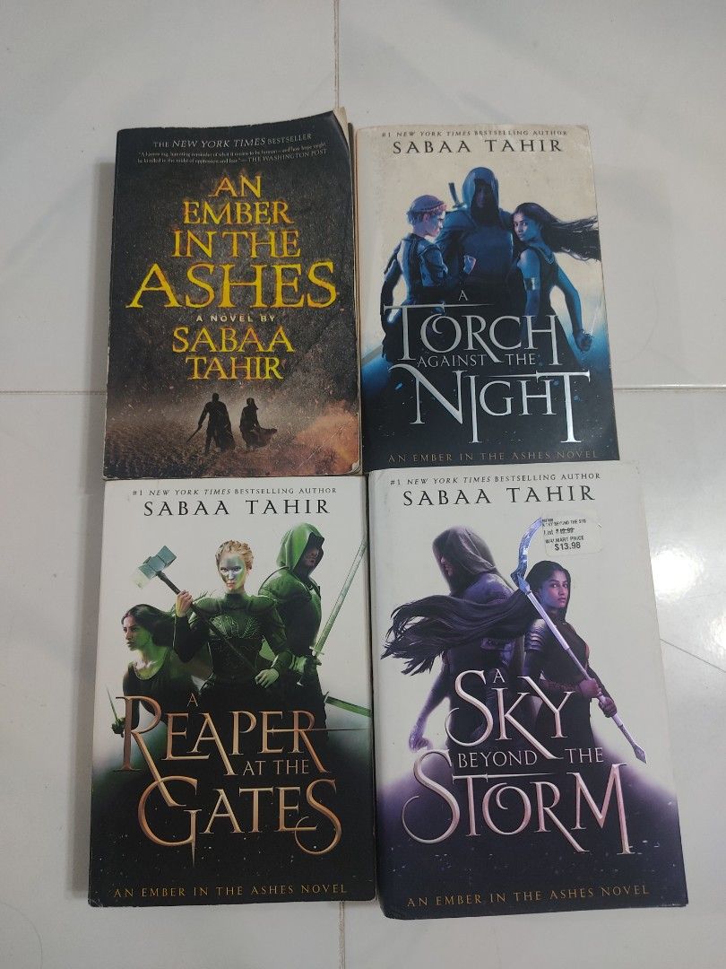 An Ember in the Ashes Series (Book 1-4) (Category: Storybooks) located in Calamba. Submitted by just.onemorechapter (Listing ID 1370100752, Image 2). Description: Message first before checkout An Ember in the Ashes Series by Sabaa Tahir Manage your expectations, please Read only once With annotations and tabs Flaws: Tanned pages, folded cover and creases Mode of Payment: Gcash only Mode of delivery: J&T, Lalamove You can message me for more pictu