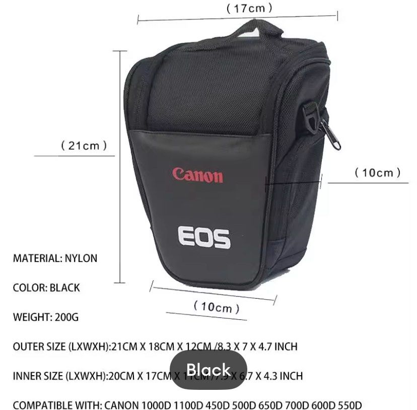由 28dpshop001 (刊登 ID 1370219050，圖片 3) 提交，位於 新竹縣 (Hsinchu County) 的 Fashion Waterproof Triangle Camera Bag For Canon 1000D 1100D 450D 500D 650D 700D 600D 550D DSLR Triangle Bag Canon Camera Canon Bag Sony Photo Case (類別：其他攝影配件)，說明：。