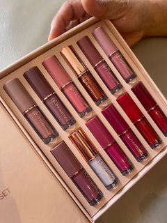 Filorma  lipsticks qunqi12支唇彩套裝 不易沾杯霧面唇釉口紅套裝64231875374338110