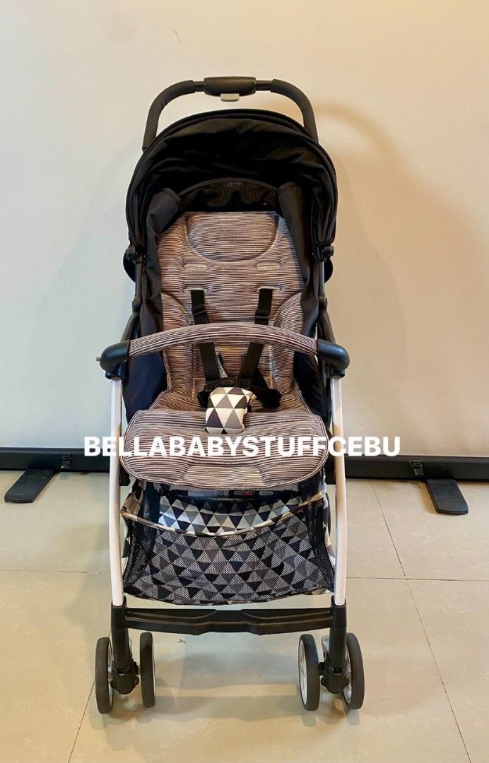 Geoby (GB) Baby Stroller (Category: Strollers) located in Cebu City. Submitted by bellababystuffcebu (Listing ID 1370175997, Image 1). Description: Geoby Baby Stroller Preloved in very good condition Lightweight approx 3.8kg Full Recline for Newborn up to Toddler (15kg) Please see video for reference https://fb.watch/zEkkAvgmcT/? PICK UP TALISAY DELIVERY / SHIPPING BUYERS EXPENSE COD AVAILABLE LOC. CEBU.