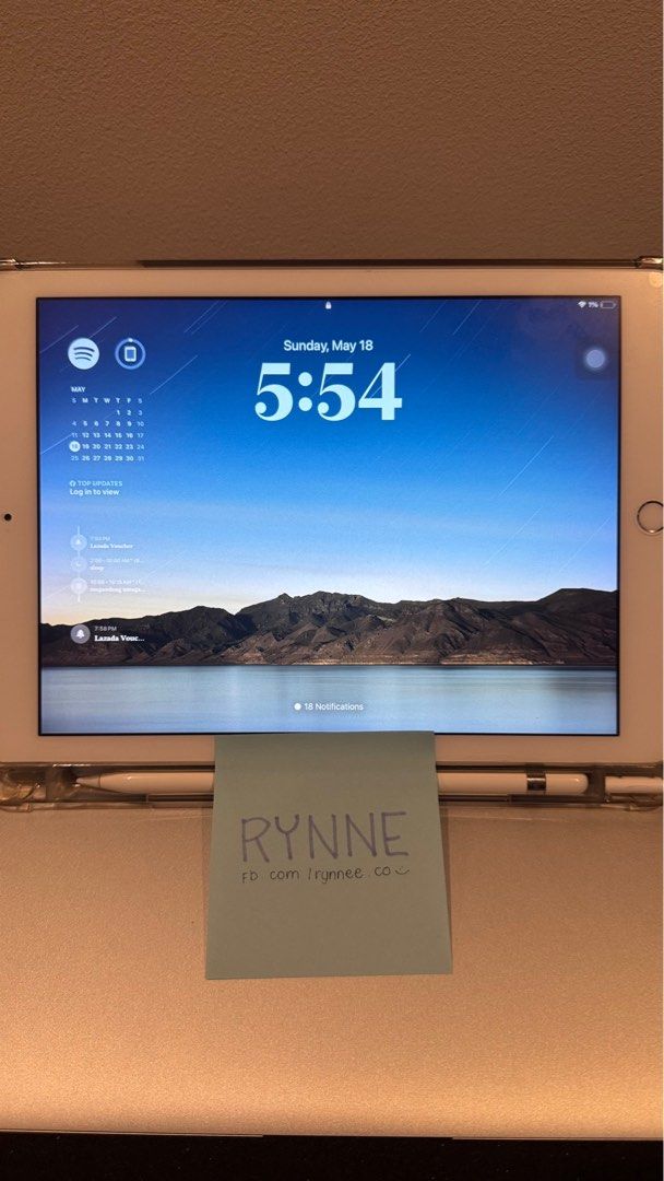 iPad 6th Gen 128 gb (Category: Laptops & Notebooks) located in Manila. Submitted by blueberrynn (Listing ID 1370099638, Image 1). Description: iPad 6th Gen 128 GB with Paperlike Screen Protector Used only for note taking Compatible with Apple Pencil 1st Gen RFS: Upgraded to iPad 11th Gen.