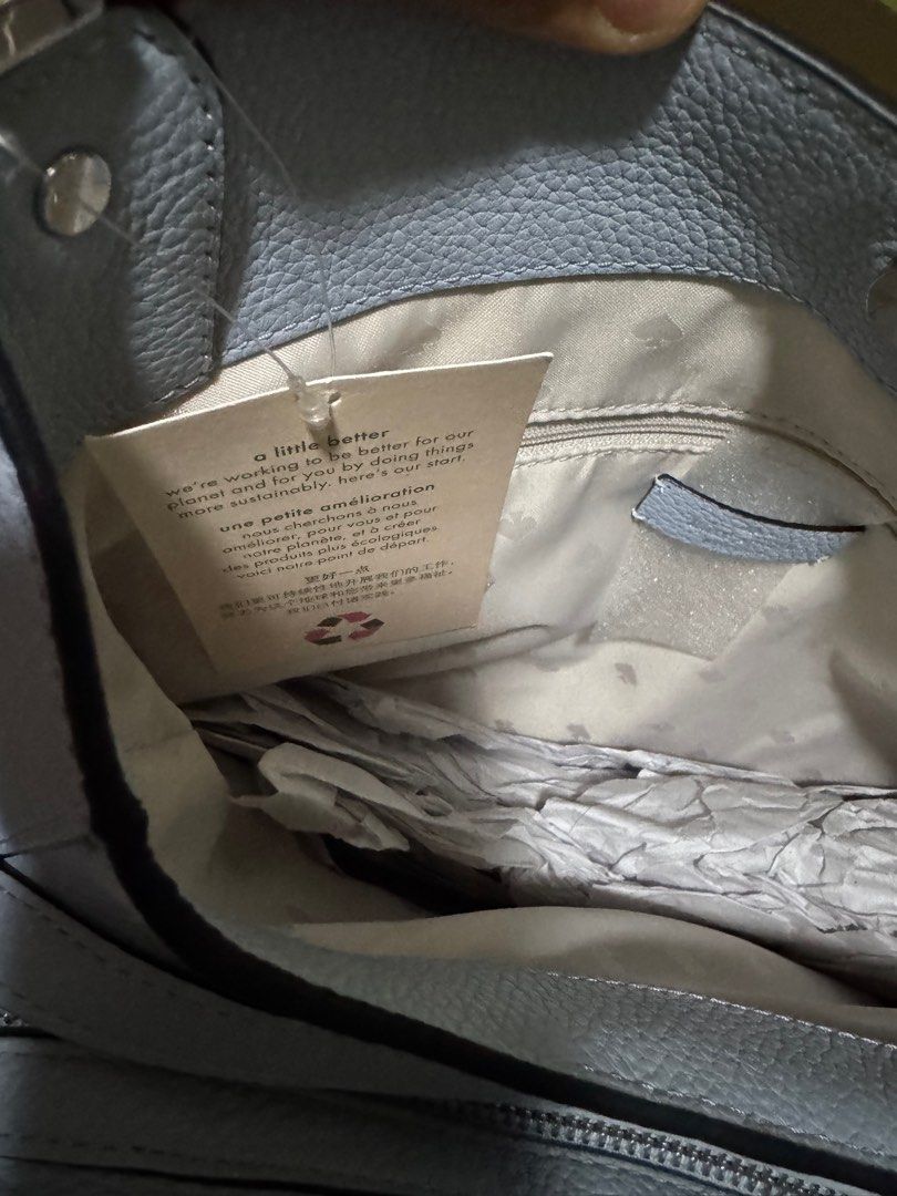 Kate Spade Leila Medium Triple Compartment shoulder bag (Category: Shoulder Bags) located in Quezon City. Submitted by criss00 (Listing ID 1370214785, Image 2). Description: Kate Spade Leila Medium Triple Compartment shoulder bag Selling this Kate Spade Leila Medium Triple Compartment Shoulder Bag in Light Blue. Never used and in perfection condition. Snap Closure Kate Spade Leila Medium Triple Compartment Shoulder Bag With Gold Tone Hardware Int