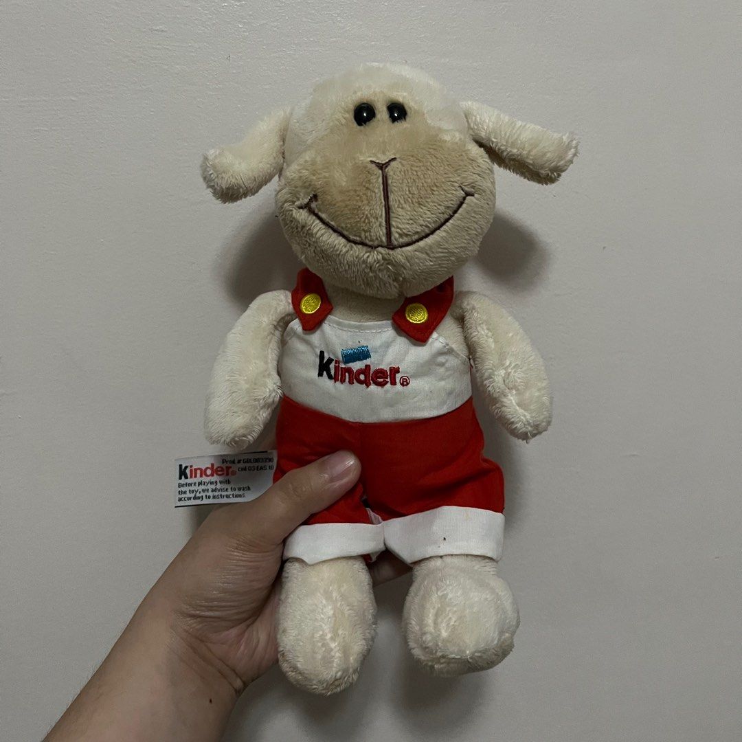 Kinder Chocolate Sheep Stuffed Plush Toy (Category: Plushies & Soft Toys) located in San Pedro. Submitted by rainyydayy (Listing ID 1370196741, Image 1). Description: Pm me.