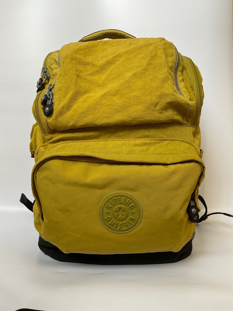 Kipling large travel backpack (Category: Backpacks) located in Caloocan City. Submitted by siftedthriftedph (Listing ID 1370078476, Image 1). Description: IF STILL POSTED = AVAILABLE Original Kipling backpack Perfect for travelling or work, with back support Not the usual design in the market 🫰🏻 Signs of use but still good condition Please check last pic of zipper for flaw, madali lang ipaayos sa mr quickie L-13in x H-17in Mahal sa mall.