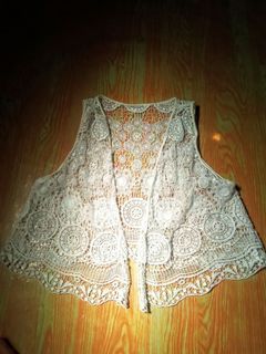 Lace Embroidery Vest