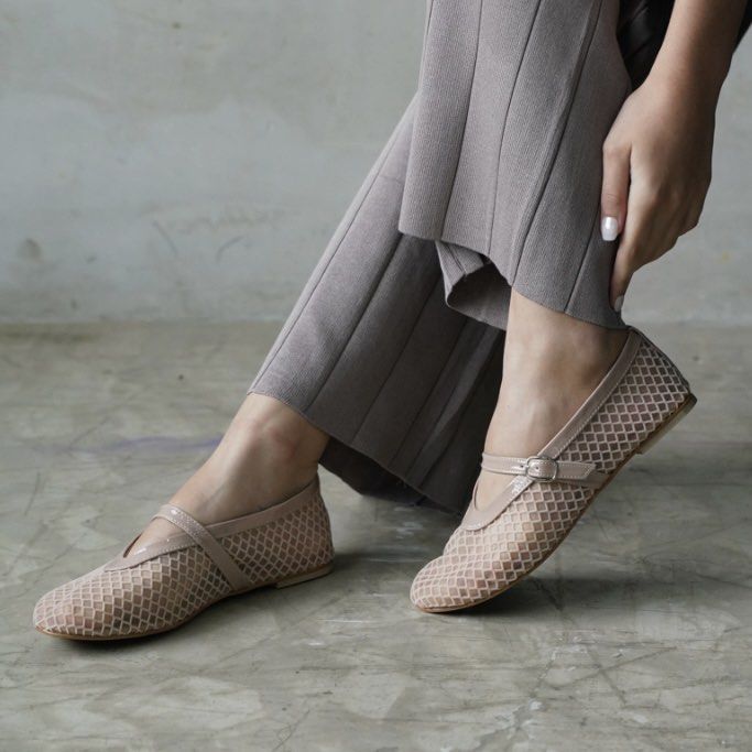 Like Alaïa Nude mesh flat mary janes (Category: Flats & Sandals) located in Pasay City. Submitted by closetdetoxbyk (Listing ID 1370248854, Image 1). Description: ⚡️ SERIOUSLY DECLUTTERING ⚡️ 🚩 Please be considerate. Hagglers and lowballers will be blocked. *Actual photos posted 📏: Size 7 (please swipe for size chart) 📌: 10/10 used twice, bought @ SRP last December 2024. Still up @ La Soledad’s website 🔖 RFS: decluttering, too many shoes of t