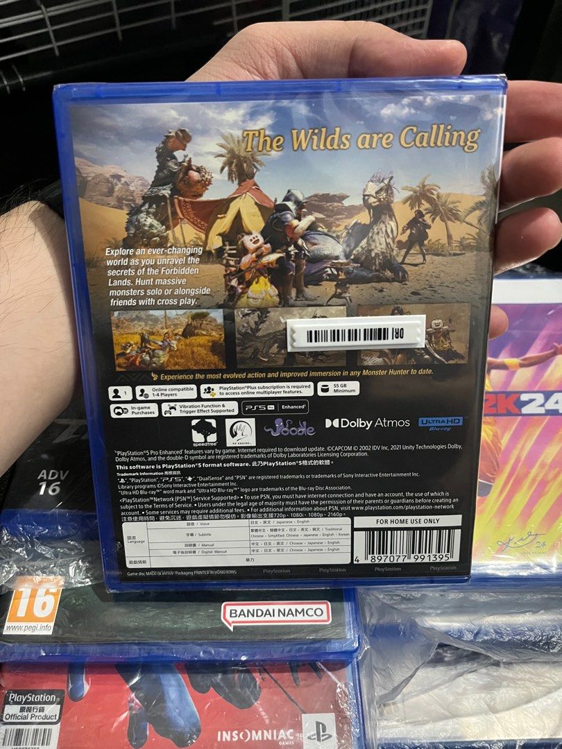 Monster Hunter Wilds (Category: PlayStation) located in Manila. Submitted by er3h24 (Listing ID 1370072354, Image 2). Description: For sale Brand New Sealed Pwede din trade sa Clair Obscur Expedition 33 Meetups or COD Meetups Manila Cathedral Intramuros SM Manila.