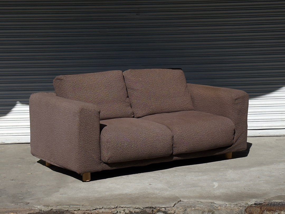 Muji sofa in Good condition (Category: Sofas) located in Bulacan. Submitted by rock_off.thriftshop.ph (Listing ID 1370247739, Image 3). Description: Muji 2.5 seater sofa Cotton cover Feather Pkt Coil L-63 inches W-40 H-23 Seat 14.