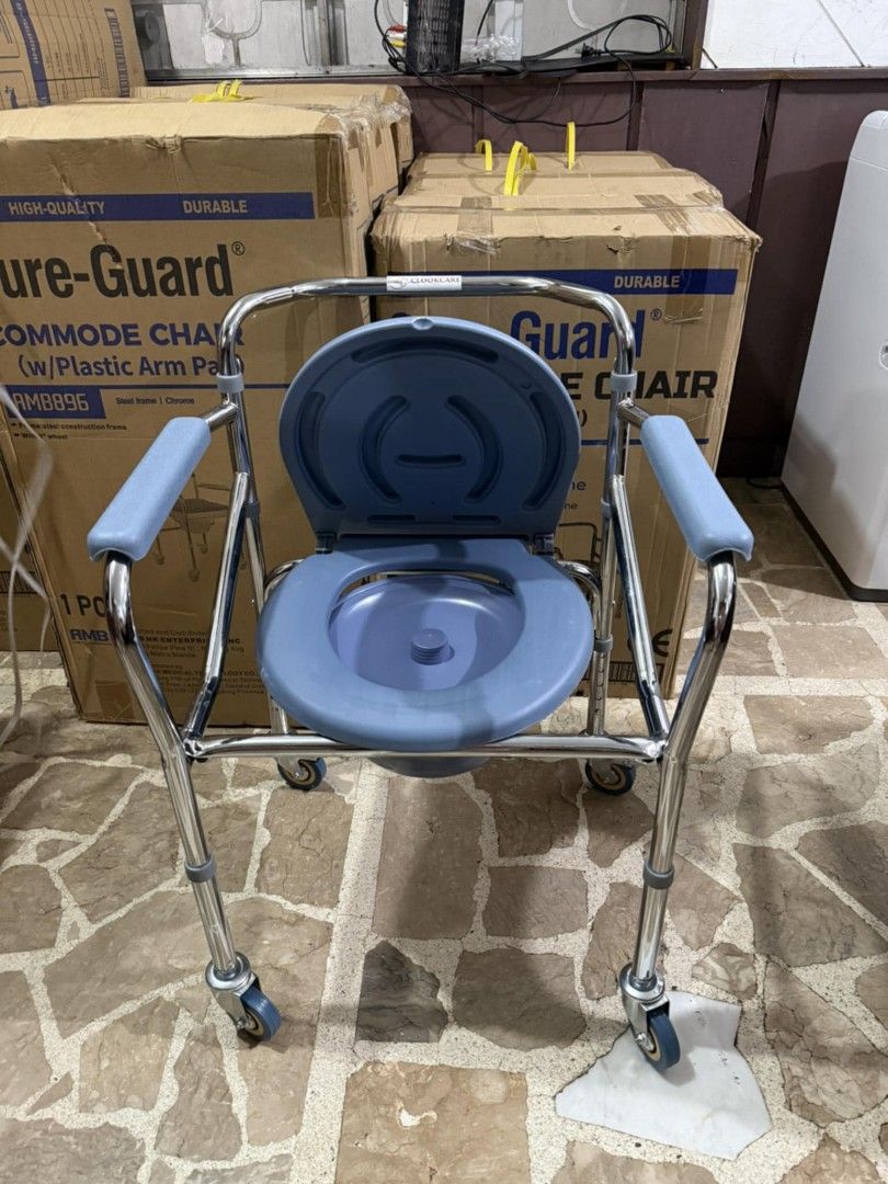 Mura chair commode skeleton (Category: Braces, Support & Protection) located in Quezon City. Submitted by jesselee14kpop (Listing ID 1370067506, Image 1). Description: brandnew affordable onhand negotiable good quality and condition open for pick up and delivery high quality we also sell many medical supplies call me 09268225723 cod,gcash,bank transfer.