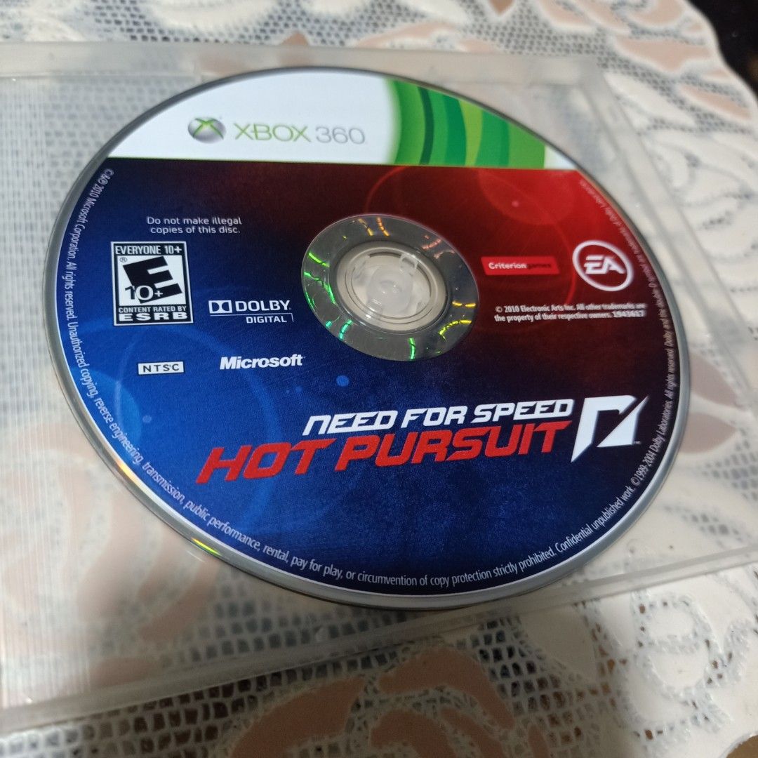 Need for speed Hot pursuit xbox 360 ntsc (Category: Xbox) located in Manila. Submitted by cruzivanpatrick (Listing ID 1370074549, Image 1). Description: xbox 360 game replacement case only tested working on xbox 360 slim pal meet up lrt 1 abad santos station deliver kayo mag book g cash or abono rider service shipping payment first lbc or jrs thanks carousell.