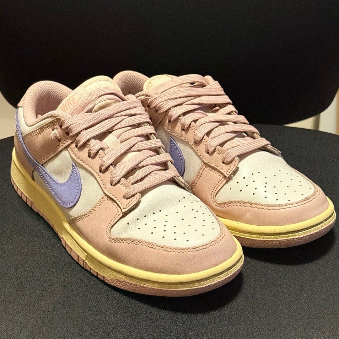 Nike Dunk Low Pink Oxford | 8.5W (Category: Sneakers) located in Apalit. Submitted by jamelabi (Listing ID 1370112250, Image 2). Description: Nike Dunk Low Pink Oxford 8.5 W | 255mm Cross-posted 💌 DM me if interested. .