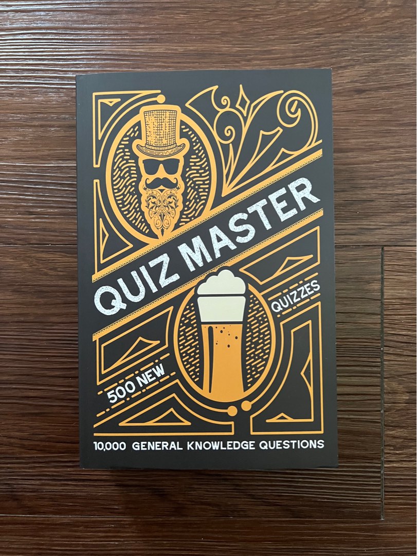 (Original Copy) Quiz Master 500 Quizzes 10,000 Questions Party Games ...