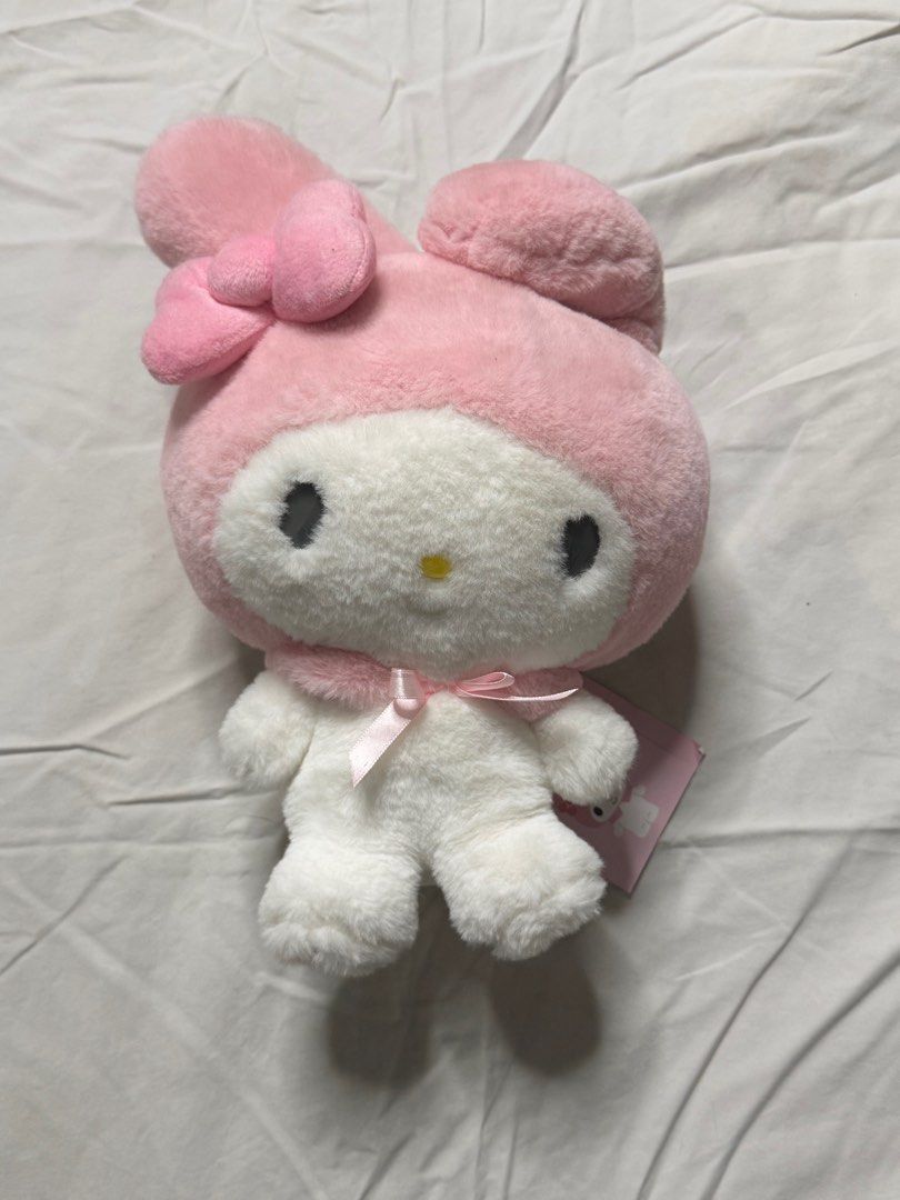 Authentic Sanrio Official My Melody Plushie (Category: Plushies & Soft Toys) located in Makati City. Submitted by zprlvd (Listing ID 1370158838, Image 1). Description: no flaws (brand new) purchased in taiwan 🇹🇼 official sanrio with tag.