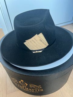 THE FAT HATTER (JAPAN) Atelier Made Wool Black Fedora62980459790209110