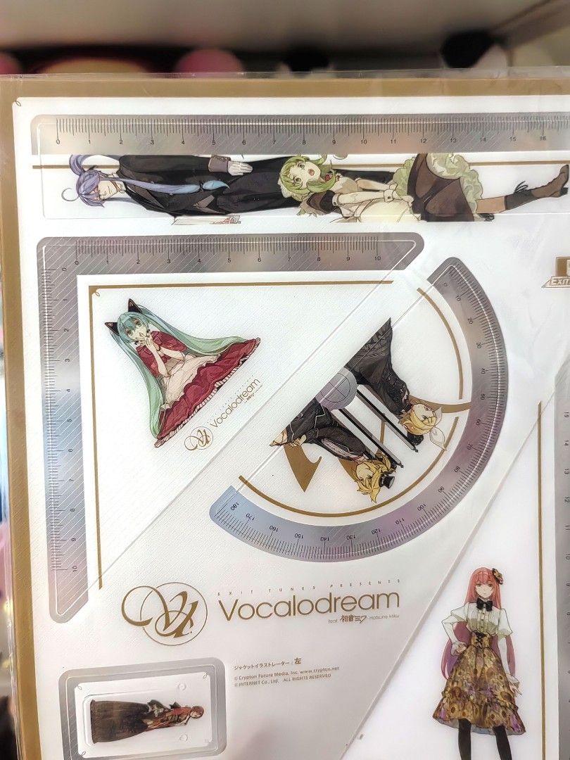 Miku Ruler Vocaloid Vocalodream Hatsune Miku Rulers, Hobbies & Toys, Memorabilia ...