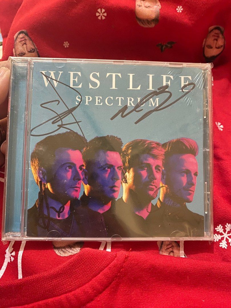 Westlife Spectrum Album (SIGNED) (Category: CDs & DVDs) located in Quezon City. Submitted by shopcjv (Listing ID 1370136731, Image 1). Description: Brand new sealed Hand signed by all of the members Rare (preordered this on their website) I have other westlife stuff please check my other listings. Thank you Shipping: Jnt/Lalamove/Grab/Ggxpress Loc: Tandang Sora Quezon City.