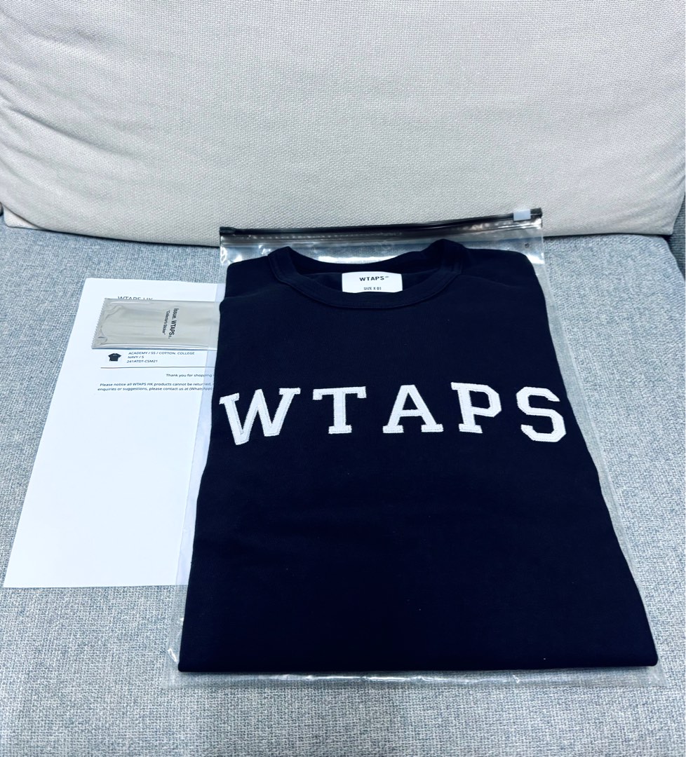 WTAPS 24SS ACADEMY / SS / COTTON. COLLEGE - NAVY Size S $800