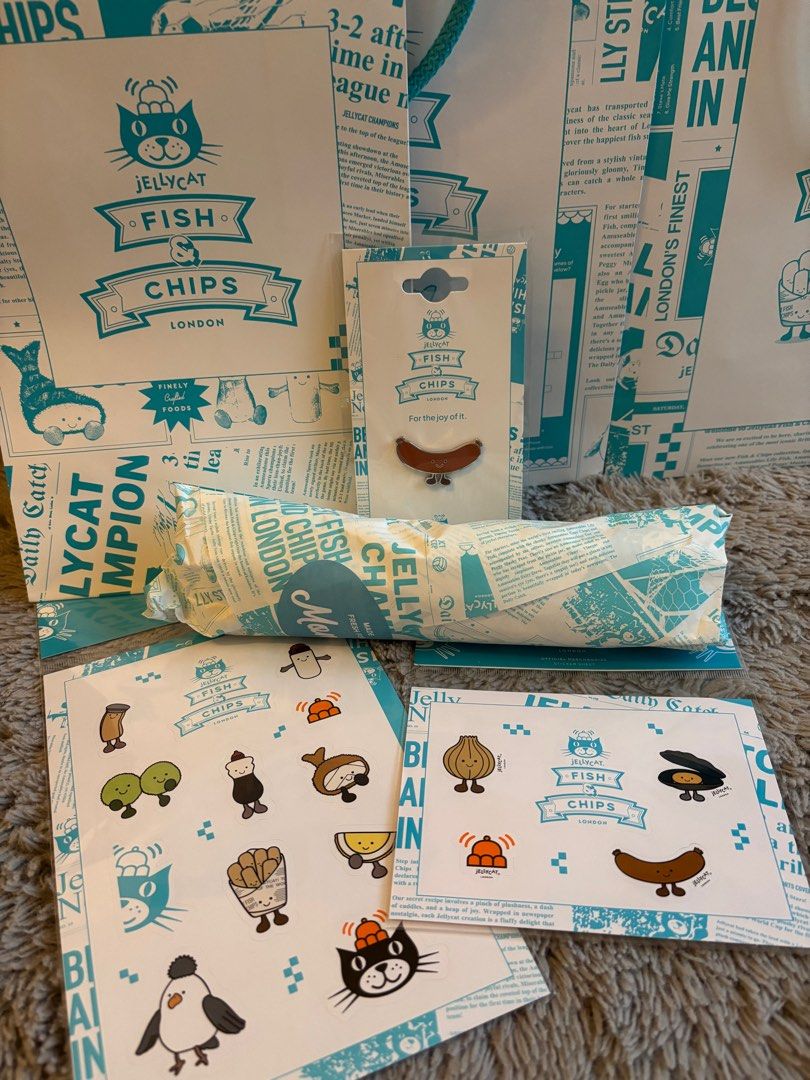 預訂] 最新英國倫敦限定🇬🇧 Jellycat 香腸全套Amuseables